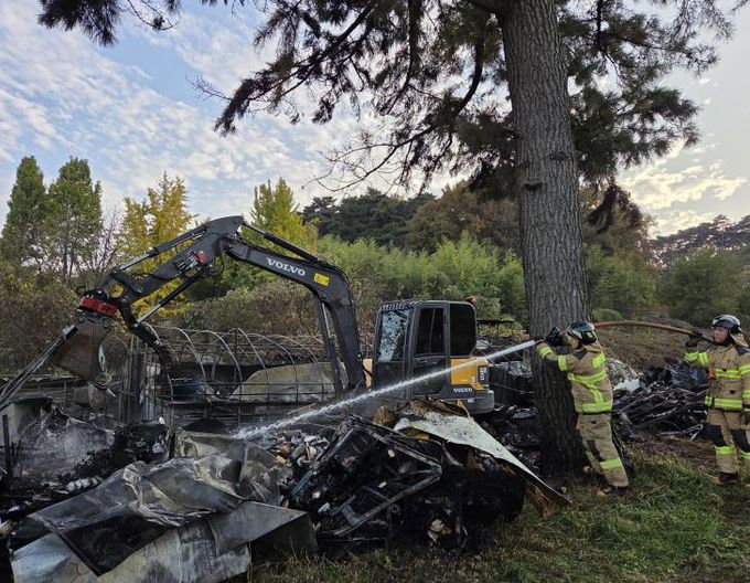 서산소방서, 고북면 신송리 주택화재..한시간 만에 완진