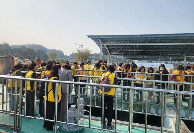 대한적십자사 흥덕구협의회 지북정수장 견학