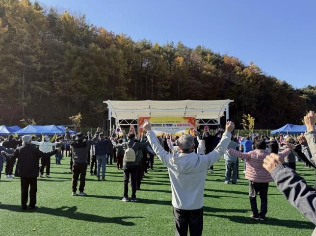 봉화군 물야면, 2025년 물야면민 걷기대회 성황리에 개최