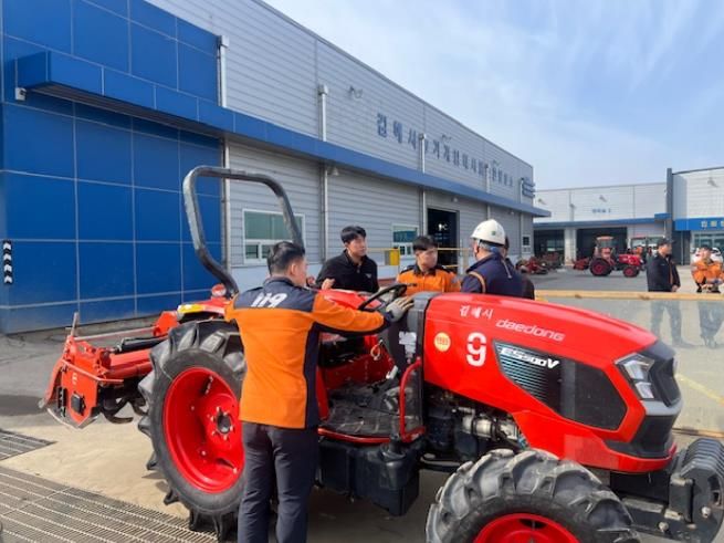 김해시, 소방대원 농기계 사고 대응교육 실시 현장출동대원 역량 강화 골든타임 확보