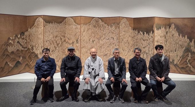 조계종 종정 성파스님, 진주전통공예비엔날레 방문