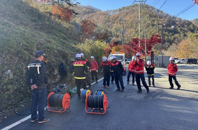 임실군, 산불전문예방진화대 산불방지 전문교육·훈련 실시