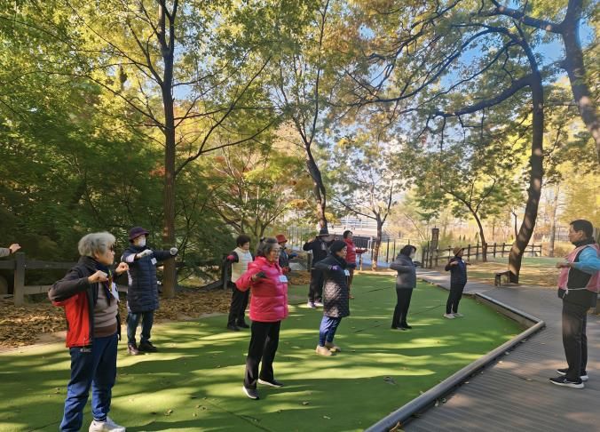 바르게걷기 활동 모습