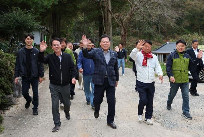 지난 8, 9일 진행된 물맞이골 숲 걷기 및 체험행사