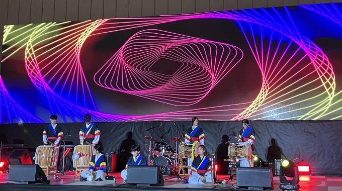 19일 전라남도교육청순천만생태문화교육원에서 ‘2025 청소년미래도전프로젝트 활동 나눔의 날’행사가 진행되고 있다.