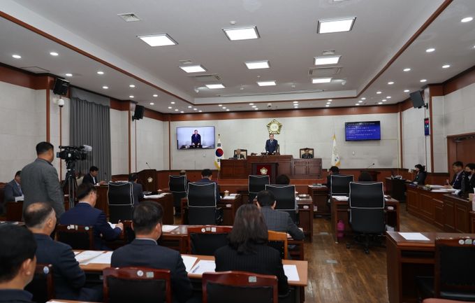 장흥군의회, 제303회 제2차 정례회 개회