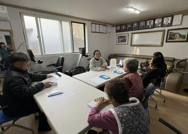 동이면 찾아가는 보건복지상담실 운영 모습