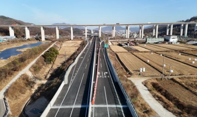 더 가까워진 충주, 관광정책 성과로 관광도시 경쟁력 강화(신촌IC 전경)