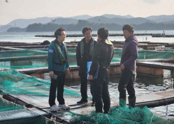 어류양식장의 한파 대비 상황 사전 점검