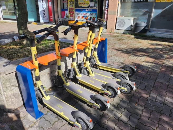 남원시, 전동 킥보드 거치대 설치