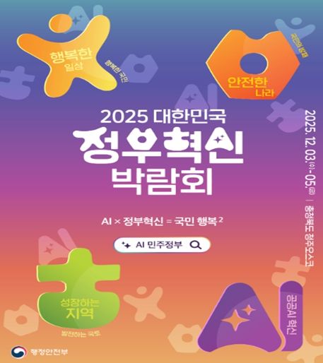 정부혁신 박람회 포스터