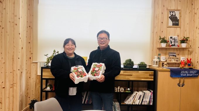 진안군 청년농업인 두드림 딸기 스마트팜체험으로 소득 다각화 추진