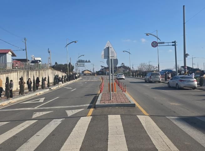 김제시 어두운 거리 경관조명 설치로 희망의 메시지 전달