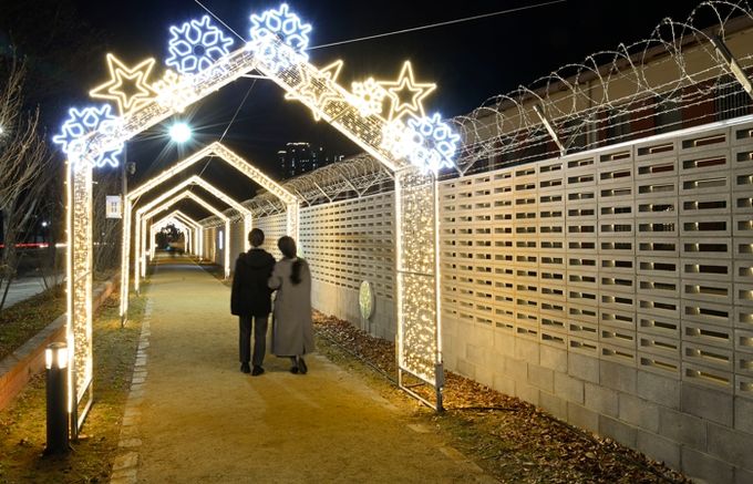 달성군 ‘Re:화원 도시숲’에 펼쳐진 크리스마스, 겨울밤을 밝히다!