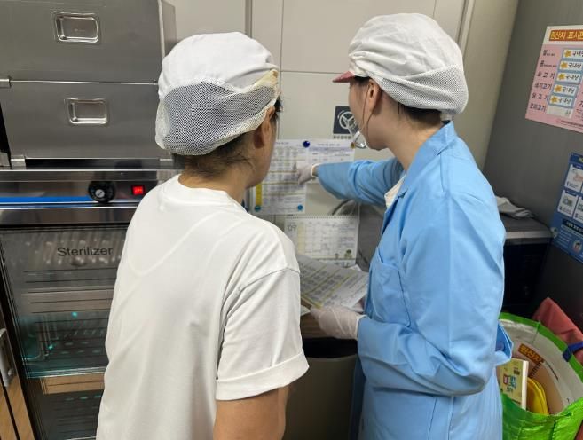 군산시어린이사회복지급식관리지원센터운영호평(순회방문지도).