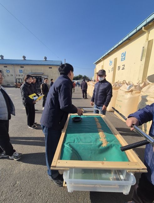 사천시, 벼 수매 현장 개선 ‘수매등급 검수대’ 도입