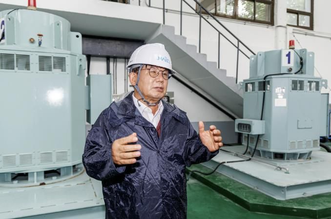 망원1빗물펌프장 점검에 나선 박강수 마포구청장