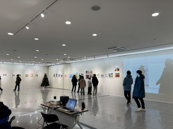 인천중구가족센터 결혼이민자 수채화 자조 모임 ‘바람의 화원’ 전시회