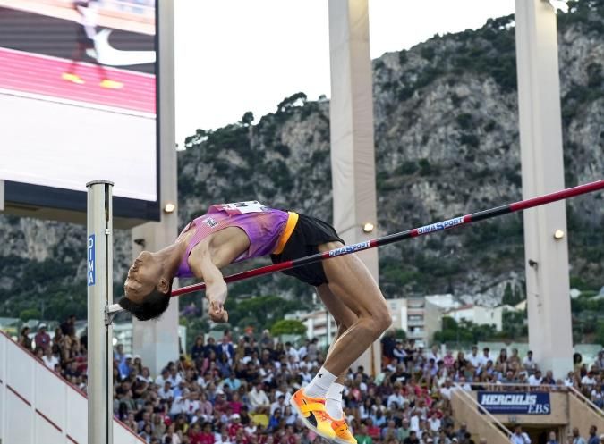 2025 다이아몬드리그 모나코에 참가한 우상혁 선수