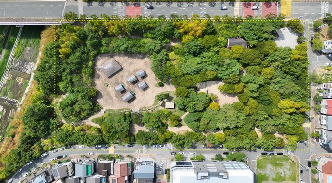 관동고분공원 전경