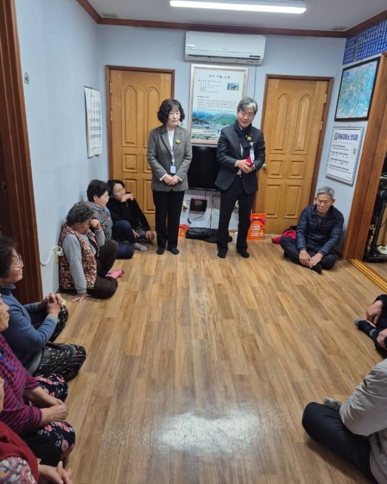 어르신 안부 확인 및 군정홍보