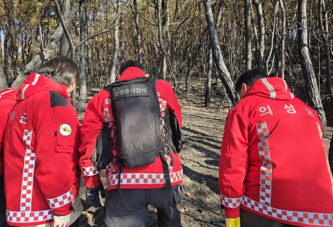 산불 원인 착수