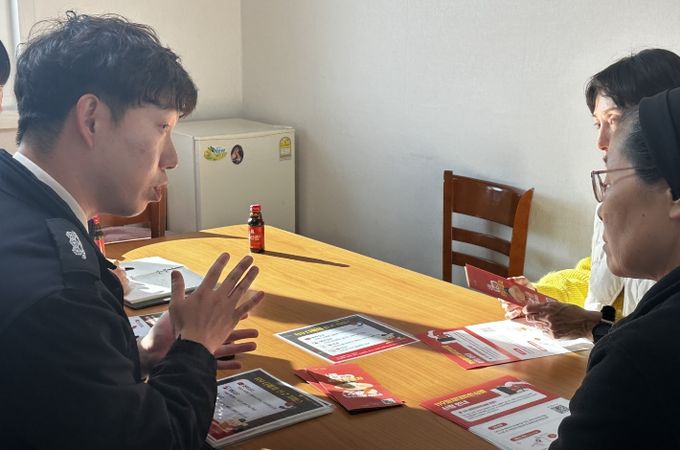 강진소방서, 겨울철 외국인·다문화가정 소방안전 확보 총력