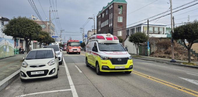 소방출동로 확보 훈련 및 소방차 길 터주기 캠페인