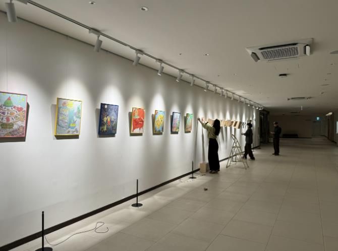 ‘작은 미술관’ 전시 설치 사진