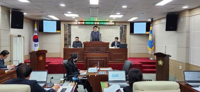 옥천군의회, 2026년 첫 임시회 개회