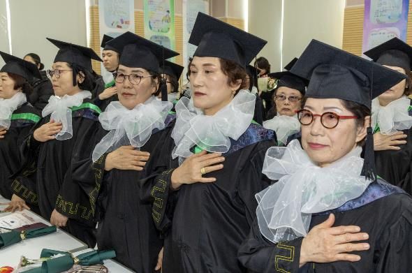 2024학년도 늘푸름학교 졸업식 현장 모습