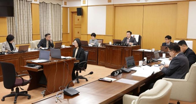대전시의회 산업건설위원회 1차 회의 열고 주요 안건 심사
