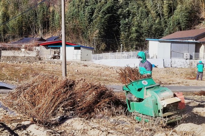 산청군 찾아가는 영농부산물 파쇄지원단