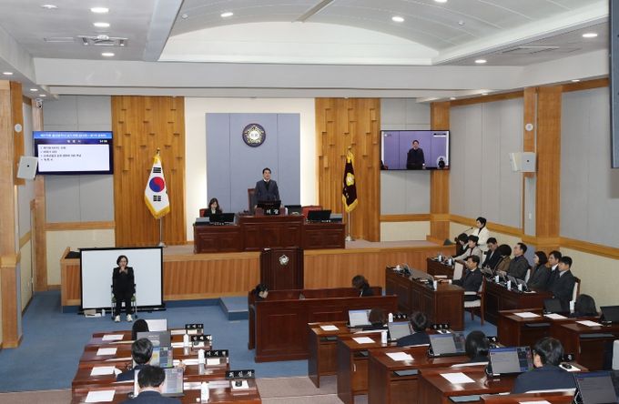 남구의회, 제275회 새해 첫 임시회 개회