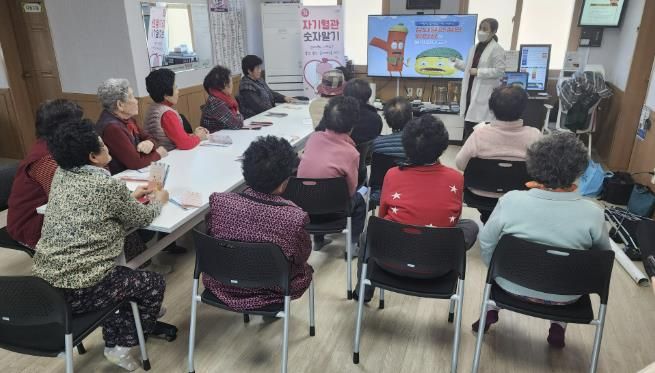 하동군보건소, 겨울철 심뇌혈관질환 예방을 위한 마을 순회 교육