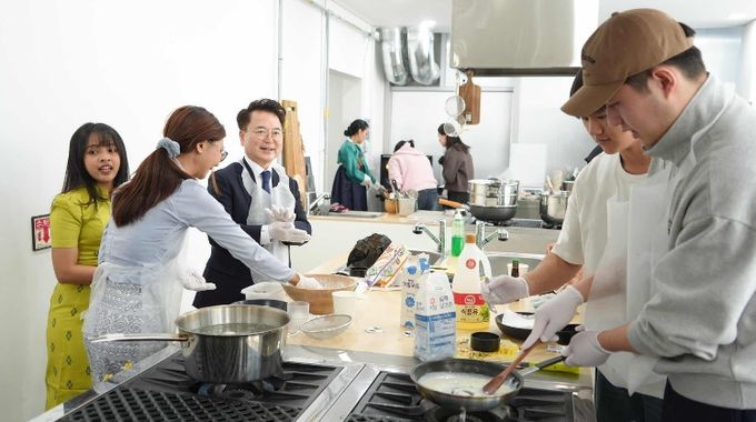 글로벌 만두빚기 교류 행사