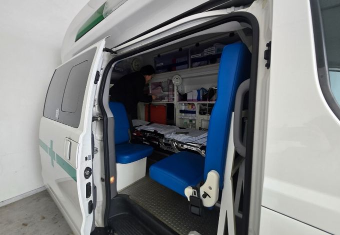 금산군보건소 보건소 구급차 관리 실태 현장 점검 모습