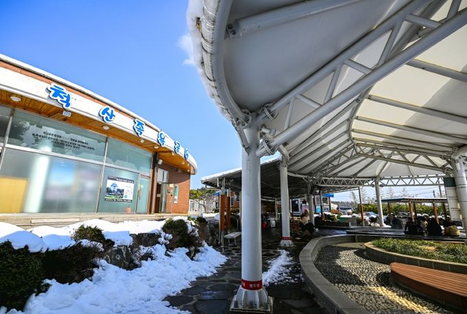 속초 척산족욕공원 전경