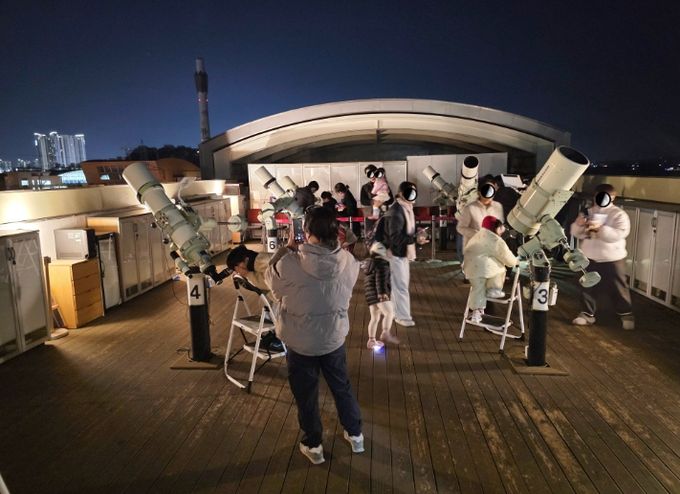 과학교육원 개기월식 관측