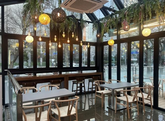 힐링 카페 ‘담온 1177’ 내부 모습