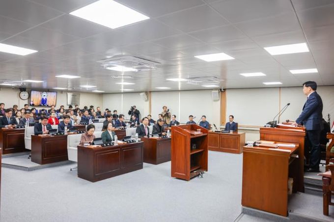 영주시의회, 제299회 임시회 개회