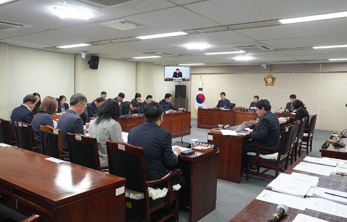 음성군의회, 3월 정례의원간담회 개최