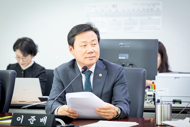 성남시의회 더불어민주당 이준배 대표의원