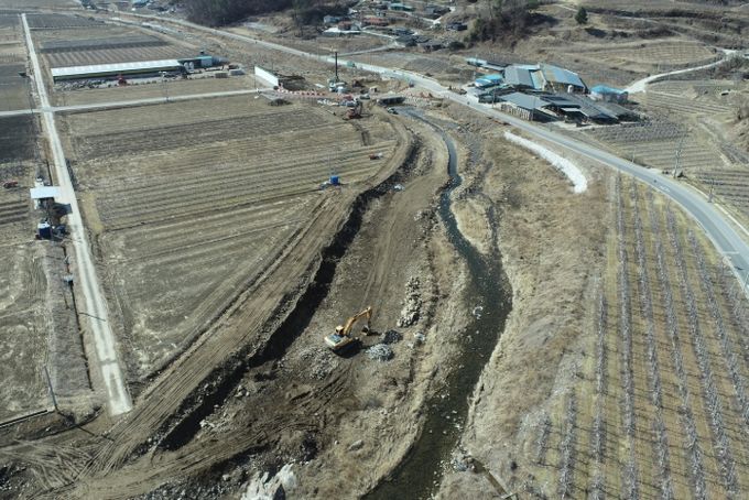 예천군 2025년 재해예방사업 추진실태 평가 우수 지자체 선정(오류 자연재해위험개선지구 정비사업)