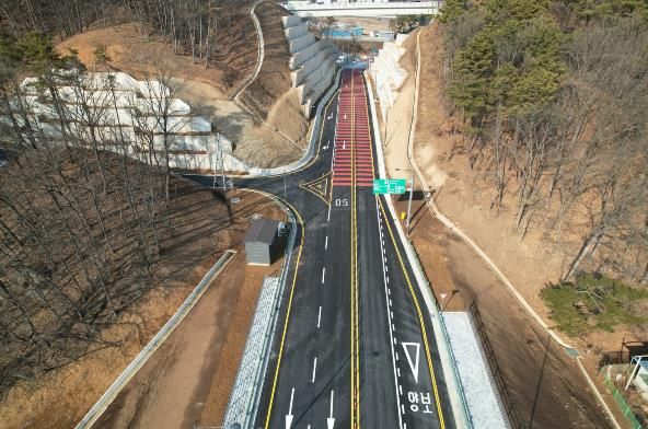 세종시 전동면 벤처밸리산단~국도 1호선 진입도로 개통