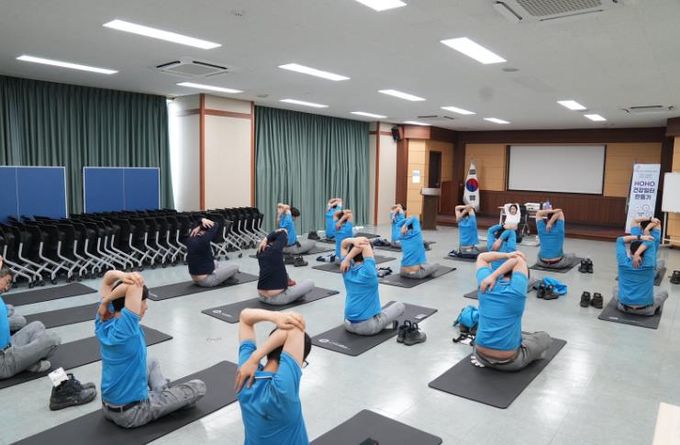 건강관리과HOHO 건강일터사업참여모습