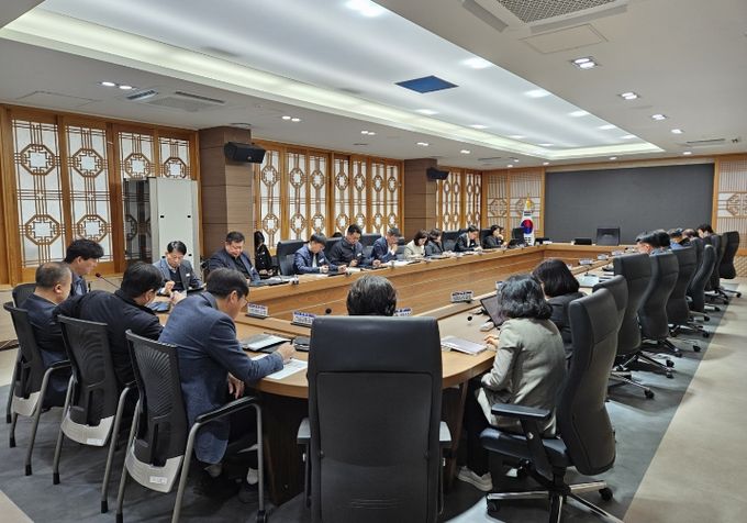 산불대비 주민대피 훈련 및 회의 실시