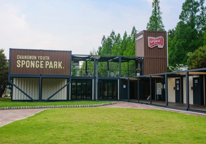 토크콘서트 행사장(창원 스펀지파크)