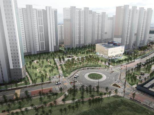 삼봉도서관 조감도