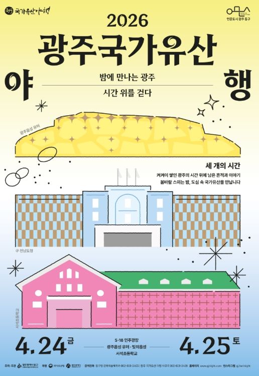 ‘2026 광주 국가유산 야행’ 1박 2일 숙박 패키지